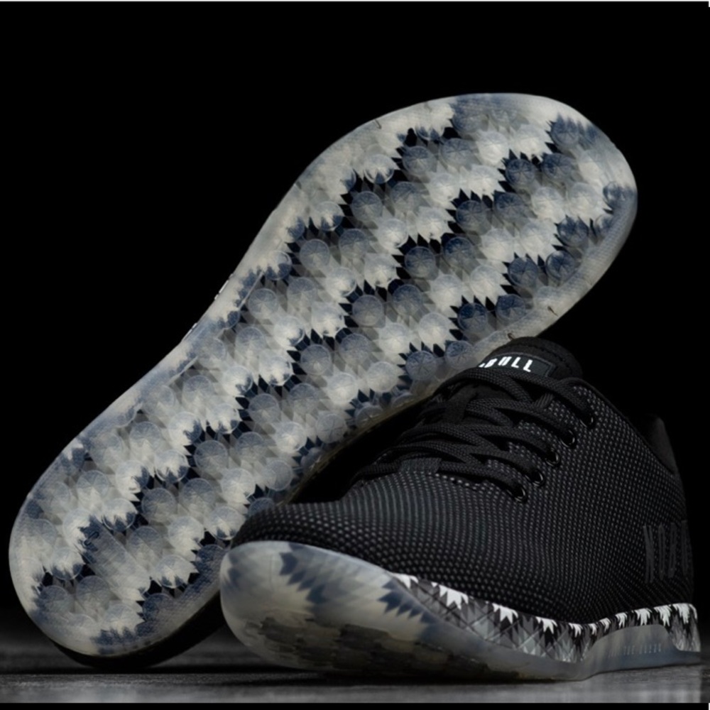 NOBULL BLACK PATCHWORK TRAINER (WOMEN'S)